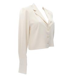 Camicia L020 CAMICIA FLUIDO CREP Bianco Panna