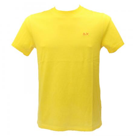 T Shirt Uomo T34145 SPECIAL DYED S/S Giallo