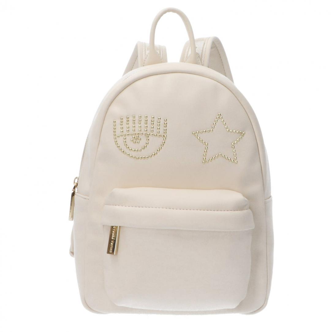 Range O eye star Backpack Beige 1