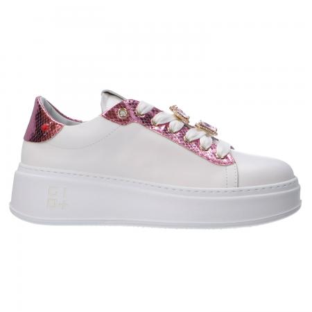 Sneakers Donna Combi strass Rosa