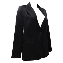 Giacca BLAZER IN RASO Nero