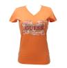 Guess T-shirt T-shirt VN LOGO FLOWERS TEE Arancione - Foto 1
