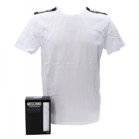 T Shirt Uomo SUPIMA BI-PACK T-SHIRT Bianco