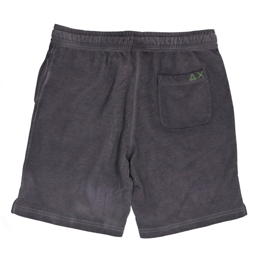 F34157 SHORT PANT SPECIAL DYED COTT. FL Grigio 3