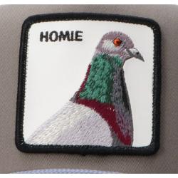 Cappellini DROP CANVAS ANIMAL CAP Grigio Homie