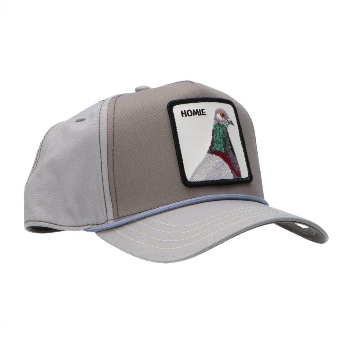 DROP CANVAS ANIMAL CAP Grigio Homie 3