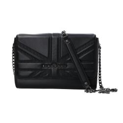 Borse tracolla REAL LEATHER SHOULDER BAG DORICO Nero