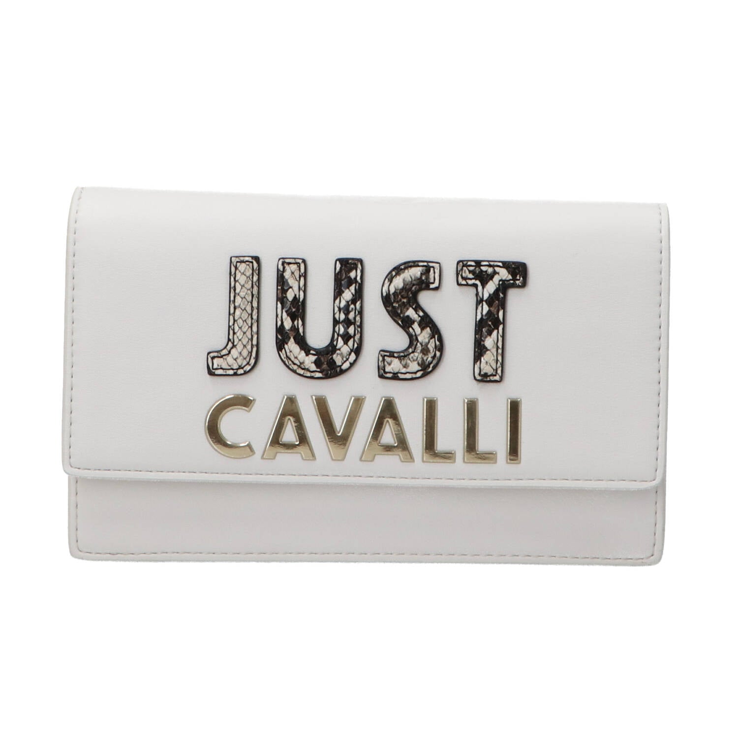 Just Cavalli Borse tracolla Borse tracolla RANGE C CUT SOFT NAPPA Bianco