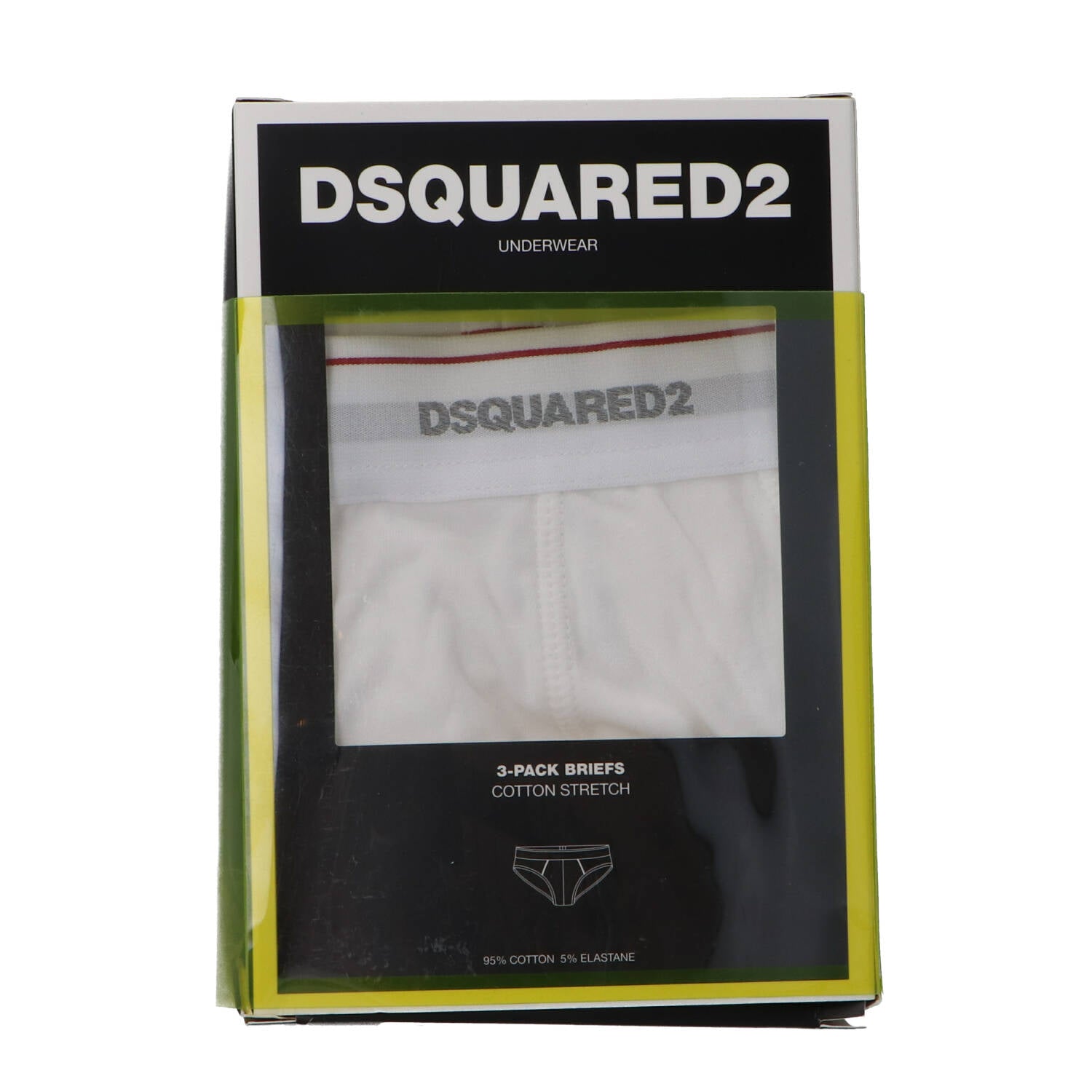 Dsquared2 Intimo Intimo DCX610040 BRIEF TRI-PACK Bianco