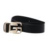 Gaelle Paris Cinture Cinture GAACW00192 Regular belt fibbia maxi G Nero - Foto 2