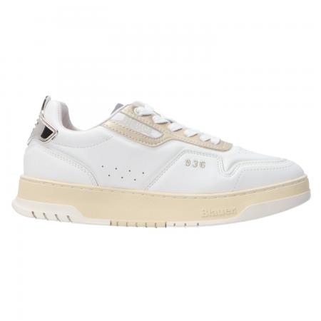 Sneakers Donna ADEL01 Bianco Oro