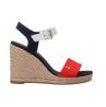 Tommy Hilfiger Sandali Sandali STRIPES WEDGE SANDAL Rosso - Foto 1