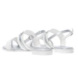 Sandali PPJ291 Ecopelle f.do gomma Bianco