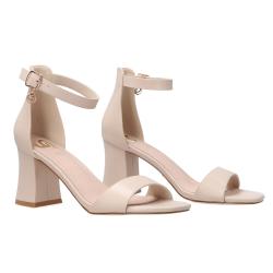 Sandali GD55 cinturino Beige