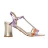 Gold&gold Sandali Sandali GD43 multicolor laminato Oro - Foto 2