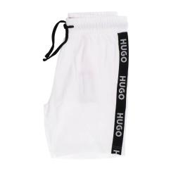 Hugo Bermuda Bermuda SPORTY LOGO SHORTS Bianco