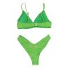4giveness Costume Costume BIKINI TOP E SLIP SHINY 3622 Verde - Foto 4