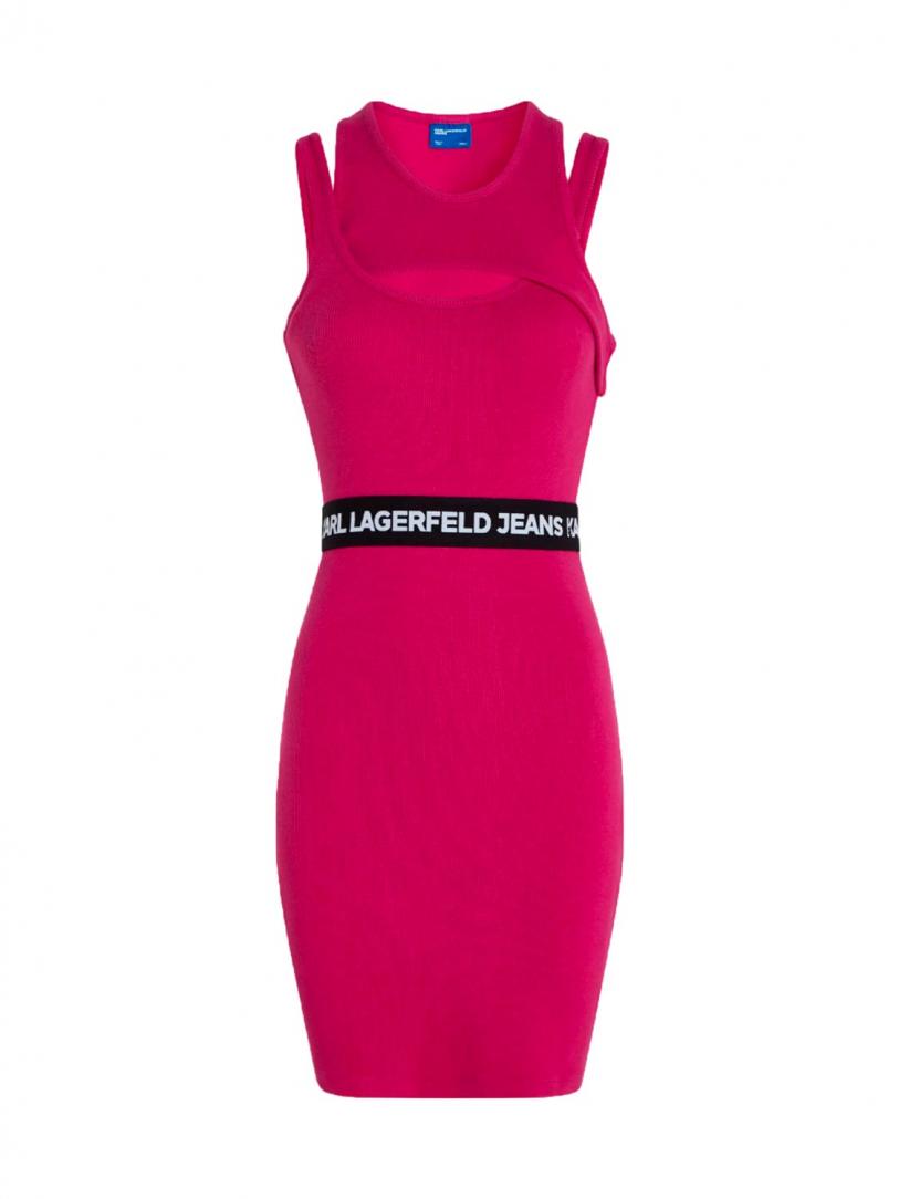 KJL LOGO ELASTIC TANK 241J1303 Fucsia 1