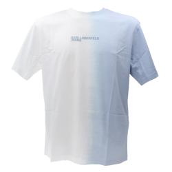 Karl Lagerfeld T-shirt T-shirt KLJ RELAXED OMBRE 241D1707 Bianco