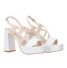 Gold&gold Sandali Sandali GD86 intreccio bicolore Bianco - Foto 2