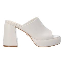 Gold&gold Sandali Sandali GU241 sabot tacco largo Off white