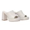 Gold&gold Sandali Sandali GU241 sabot tacco largo Off white - Foto 2