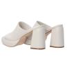 Gold&gold Sandali Sandali GU241 sabot tacco largo Off white - Foto 4
