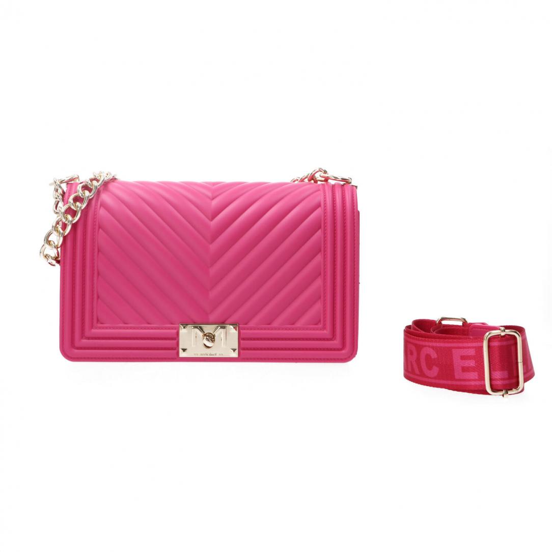 Handbag flat mahnattan medium Fucsia 1