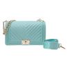 Marc Ellis Borse a spalla Borse a spalla Handbag flat mahnattan medium Verde Acqua - Foto 1
