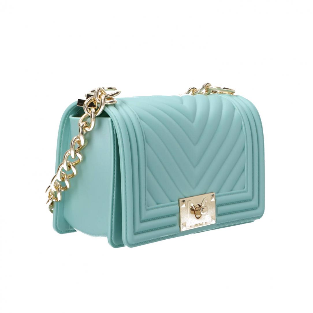 Flat S mahnattan bag mini Verde tiffany 2