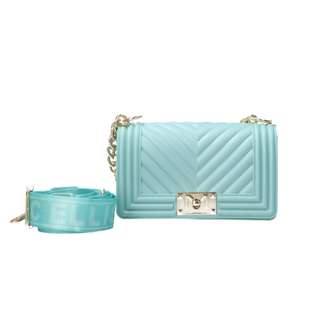 Flat S mahnattan bag mini Verde tiffany 1