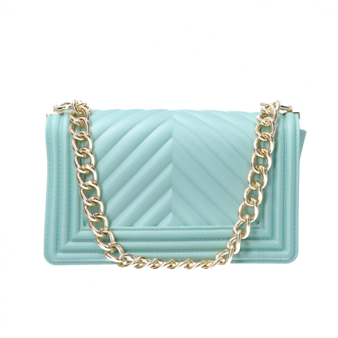 Flat S mahnattan bag mini Verde tiffany 3