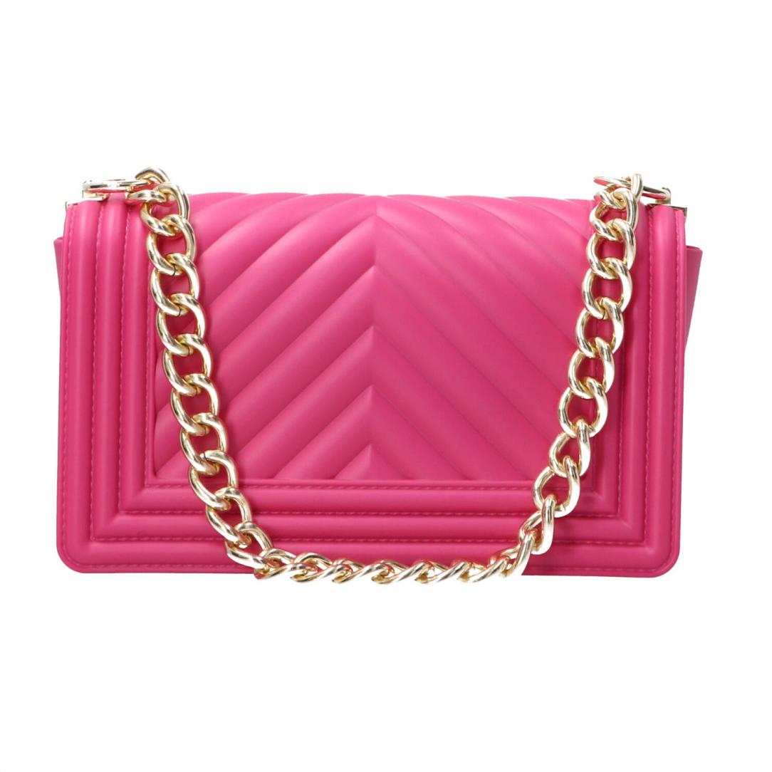 Flat S mahnattan bag mini Fucsia 3