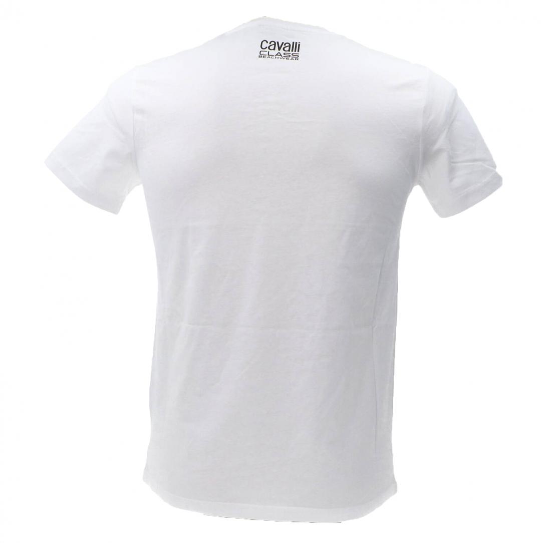 CAVALLI CLASS T-SHIRT Bianco Rosso 3