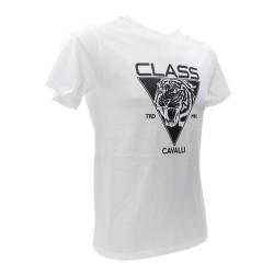 T-shirt CAVALLI CLASS T-SHIRT Bianco Nero