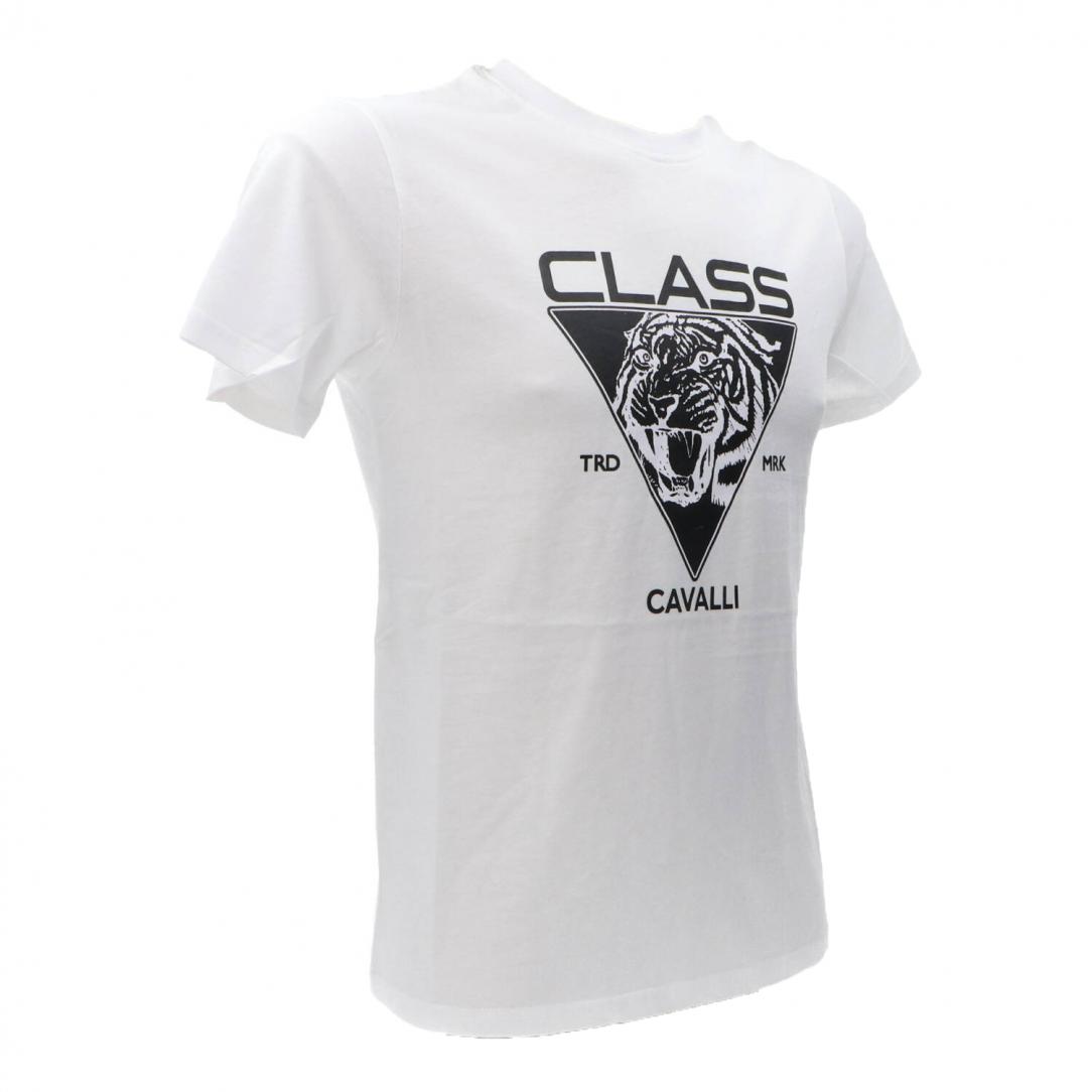 CAVALLI CLASS T-SHIRT Bianco Nero 2