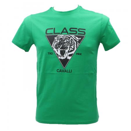 T Shirt Uomo CAVALLI CLASS T-SHIRT Verde