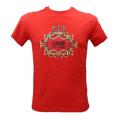 T Shirt Uomo CAVALLI CLASS T-SHIRT Rosso...