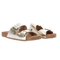 Sandali Stony doppia fibbia Oro