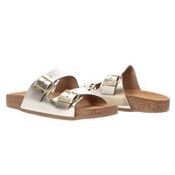 Sandali Stony doppia fibbia Oro