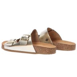 Sandali Stony doppia fibbia Oro