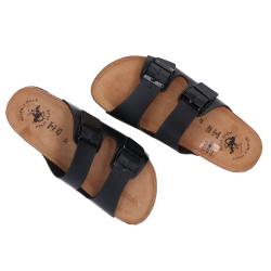 Sandali Stony doppia fibbia Nero