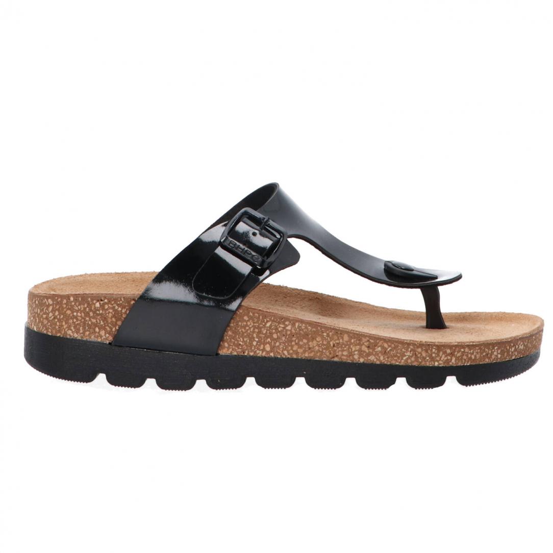 Berry platform infradito Nero naplak 1