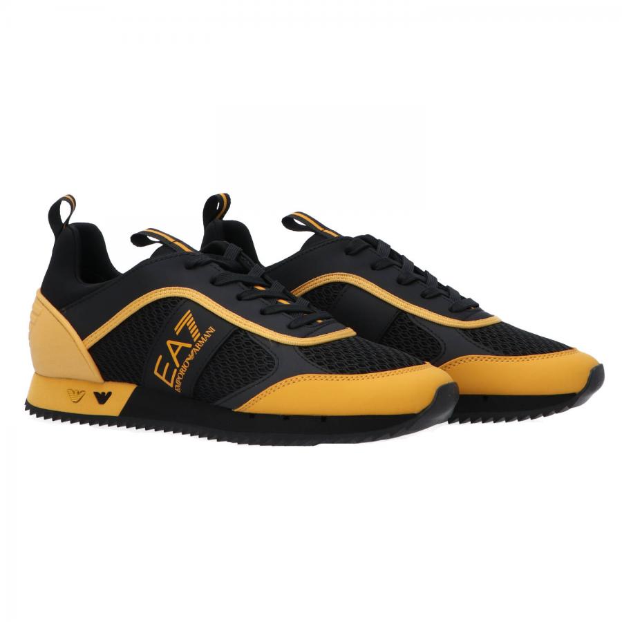 Emporio Armani Sneakers Training EA7 Nero giallo