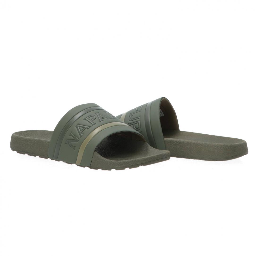 Man beach slipper Verde Scuro 3