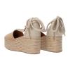 Tommy Hilfiger Sandali Sandali Closed toe linen flatform FW0FW07746 Beige - Foto 4