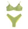 4giveness Costume Costume Bikini top e slip FGBW3582 Verde - Foto 1
