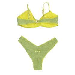 Costume Bikini top e slip FGBW3582 Verde