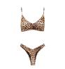 4giveness Costume Costume Bikini top e slip echange FGBW3814 Marrone leopardato - Foto 1