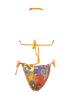 4giveness Costume Costume Bikini triangolo e slip Arancione multicolor - Foto 2